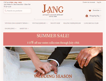 Tablet Screenshot of langantiques.com